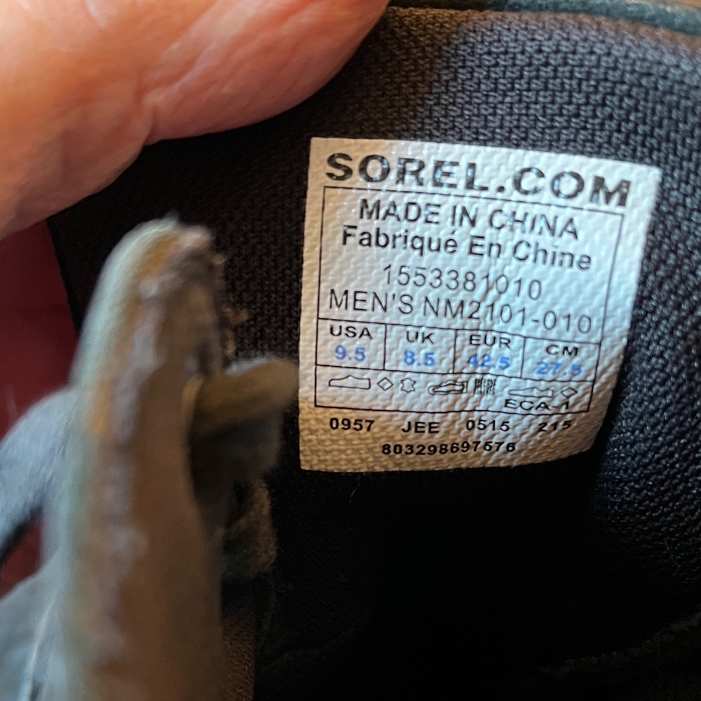 Sorel Men's Black Waterproof Boots - Picture 4 of 6